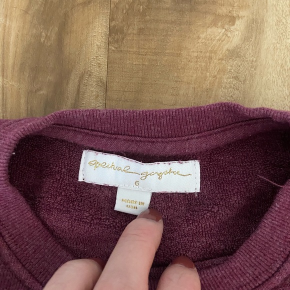 Spiritual Gangster Kids Size 6 Love Is A Superpower Sweatshirt - Picture 4 of 4